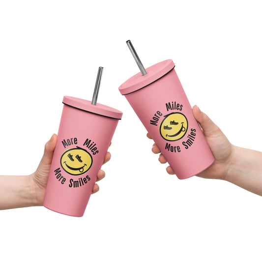 Insulated Tumbler with Straw